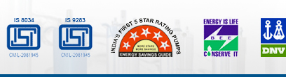 Amrut Pump ISO 9001 certification and quality marks